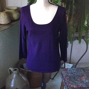 EUC Ralph Lauren Scoop Neck Top